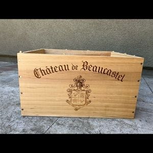 Wine crate, wood crate, wooden wine crate